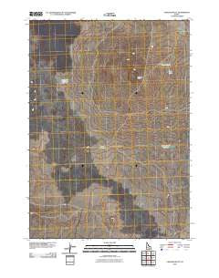 Laidlaw Butte Idaho Historical topographic map, 1:24000 scale, 7.5 X 7.5 Minute, Year 2010