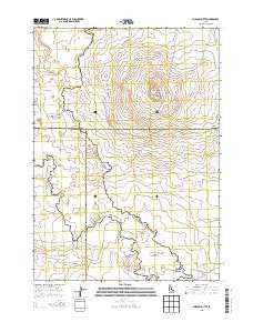 Laidlaw Butte Idaho Current topographic map, 1:24000 scale, 7.5 X 7.5 Minute, Year 2013