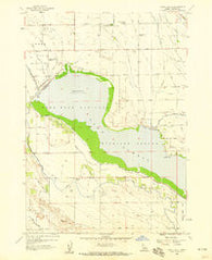 Lake Lowell Idaho Historical topographic map, 1:24000 scale, 7.5 X 7.5 Minute, Year 1958