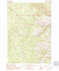 Lake Mountain Idaho Historical topographic map, 1:24000 scale, 7.5 X 7.5 Minute, Year 1989