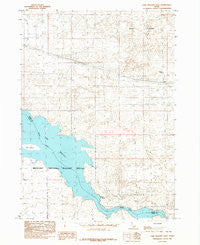 Lake Walcott East Idaho Historical topographic map, 1:24000 scale, 7.5 X 7.5 Minute, Year 1984