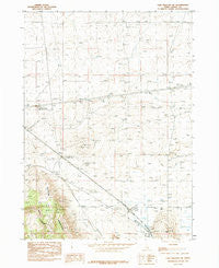 Lake Walcott SW Idaho Historical topographic map, 1:24000 scale, 7.5 X 7.5 Minute, Year 1984