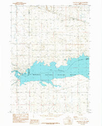Lake Walcott West Idaho Historical topographic map, 1:24000 scale, 7.5 X 7.5 Minute, Year 1984