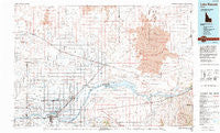 Lake Walcott Idaho Historical topographic map, 1:100000 scale, 30 X 60 Minute, Year 1993