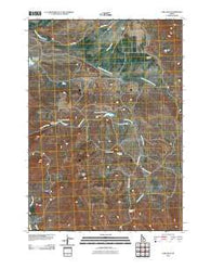 Lake Hills Idaho Historical topographic map, 1:24000 scale, 7.5 X 7.5 Minute, Year 2010