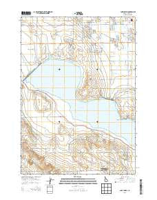 Lake Lowell Idaho Current topographic map, 1:24000 scale, 7.5 X 7.5 Minute, Year 2013