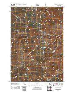 Lake Mountain Idaho Historical topographic map, 1:24000 scale, 7.5 X 7.5 Minute, Year 2011