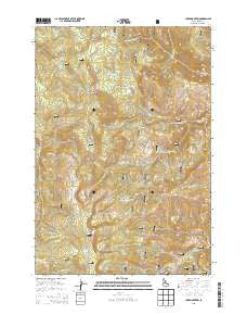 Lake Mountain Idaho Current topographic map, 1:24000 scale, 7.5 X 7.5 Minute, Year 2013