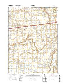 Lake Walcott SE Idaho Current topographic map, 1:24000 scale, 7.5 X 7.5 Minute, Year 2013