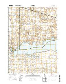 Lake Walcott West Idaho Current topographic map, 1:24000 scale, 7.5 X 7.5 Minute, Year 2013