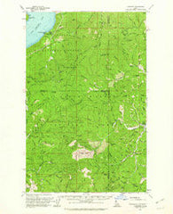Lakeview Idaho Historical topographic map, 1:62500 scale, 15 X 15 Minute, Year 1961