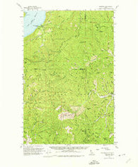 Lakeview Idaho Historical topographic map, 1:62500 scale, 15 X 15 Minute, Year 1961
