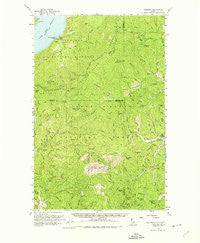 Lakeview Idaho Historical topographic map, 1:62500 scale, 15 X 15 Minute, Year 1961