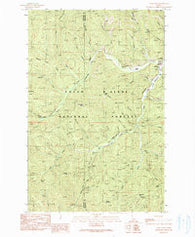 Lamb Peak Idaho Historical topographic map, 1:24000 scale, 7.5 X 7.5 Minute, Year 1990