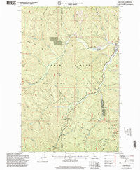 Lamb Peak Idaho Historical topographic map, 1:24000 scale, 7.5 X 7.5 Minute, Year 1996
