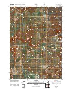 Lamont Idaho Historical topographic map, 1:24000 scale, 7.5 X 7.5 Minute, Year 2011