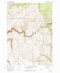 Lamont Idaho Historical topographic map, 1:24000 scale, 7.5 X 7.5 Minute, Year 1965