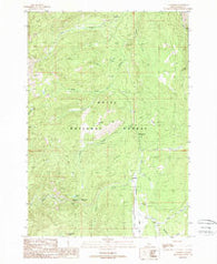 Landmark Idaho Historical topographic map, 1:24000 scale, 7.5 X 7.5 Minute, Year 1988