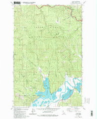 Lane Idaho Historical topographic map, 1:24000 scale, 7.5 X 7.5 Minute, Year 1981
