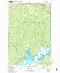 Lane Idaho Historical topographic map, 1:24000 scale, 7.5 X 7.5 Minute, Year 1981