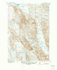 Lanes Creek Idaho Historical topographic map, 1:62500 scale, 15 X 15 Minute, Year 1915