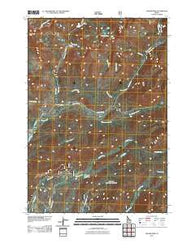 Langer Peak Idaho Historical topographic map, 1:24000 scale, 7.5 X 7.5 Minute, Year 2011