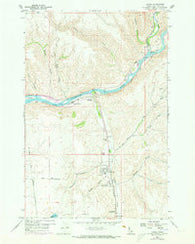 Lapwai Idaho Historical topographic map, 1:24000 scale, 7.5 X 7.5 Minute, Year 1958