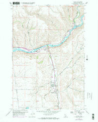 Lapwai Idaho Historical topographic map, 1:24000 scale, 7.5 X 7.5 Minute, Year 1958