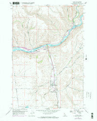 Lapwai Idaho Historical topographic map, 1:24000 scale, 7.5 X 7.5 Minute, Year 1958