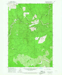Larch Butte Idaho Historical topographic map, 1:24000 scale, 7.5 X 7.5 Minute, Year 1965