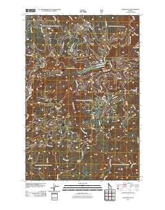 Larch Butte Idaho Historical topographic map, 1:24000 scale, 7.5 X 7.5 Minute, Year 2011