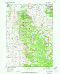 Lava Hot Springs Idaho Historical topographic map, 1:24000 scale, 7.5 X 7.5 Minute, Year 1968