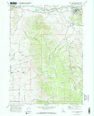 Lava Hot Springs Idaho Historical topographic map, 1:24000 scale, 7.5 X 7.5 Minute, Year 1968