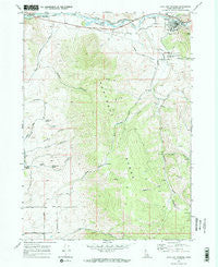 Lava Hot Springs Idaho Historical topographic map, 1:24000 scale, 7.5 X 7.5 Minute, Year 1968