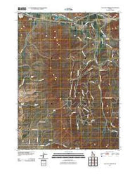 Lava Hot Springs Idaho Historical topographic map, 1:24000 scale, 7.5 X 7.5 Minute, Year 2010