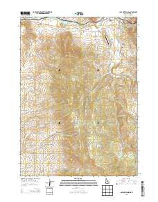 Lava Hot Springs Idaho Current topographic map, 1:24000 scale, 7.5 X 7.5 Minute, Year 2013