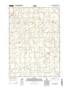 Lava Lake Reservoir Idaho Current topographic map, 1:24000 scale, 7.5 X 7.5 Minute, Year 2013