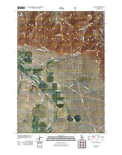 Leadore Idaho Historical topographic map, 1:24000 scale, 7.5 X 7.5 Minute, Year 2011