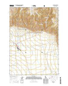 Leadore Idaho Current topographic map, 1:24000 scale, 7.5 X 7.5 Minute, Year 2013