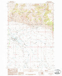 Leadore Idaho Historical topographic map, 1:24000 scale, 7.5 X 7.5 Minute, Year 1987