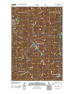 Lean-to Point Idaho Historical topographic map, 1:24000 scale, 7.5 X 7.5 Minute, Year 2011