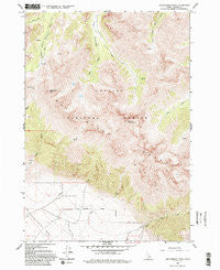 Leatherman Peak Idaho Historical topographic map, 1:24000 scale, 7.5 X 7.5 Minute, Year 1962