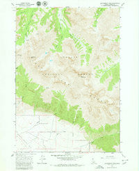 Leatherman Peak Idaho Historical topographic map, 1:24000 scale, 7.5 X 7.5 Minute, Year 1967