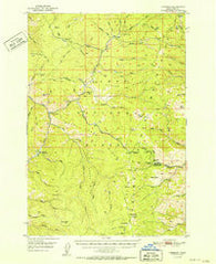 Leesburg Idaho Historical topographic map, 1:62500 scale, 15 X 15 Minute, Year 1951