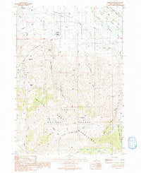 Lehman Butte Idaho Historical topographic map, 1:24000 scale, 7.5 X 7.5 Minute, Year 1991