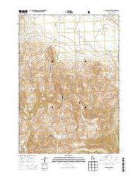 Lehman Butte Idaho Current topographic map, 1:24000 scale, 7.5 X 7.5 Minute, Year 2013
