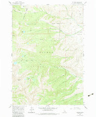 Lem Peak Idaho Historical topographic map, 1:24000 scale, 7.5 X 7.5 Minute, Year 1962