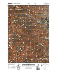 Lem Peak Idaho Historical topographic map, 1:24000 scale, 7.5 X 7.5 Minute, Year 2011