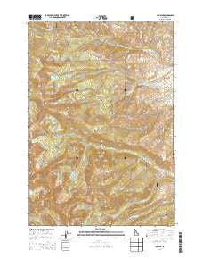 Lem Peak Idaho Current topographic map, 1:24000 scale, 7.5 X 7.5 Minute, Year 2013