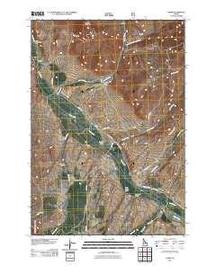 Lemhi Idaho Historical topographic map, 1:24000 scale, 7.5 X 7.5 Minute, Year 2011